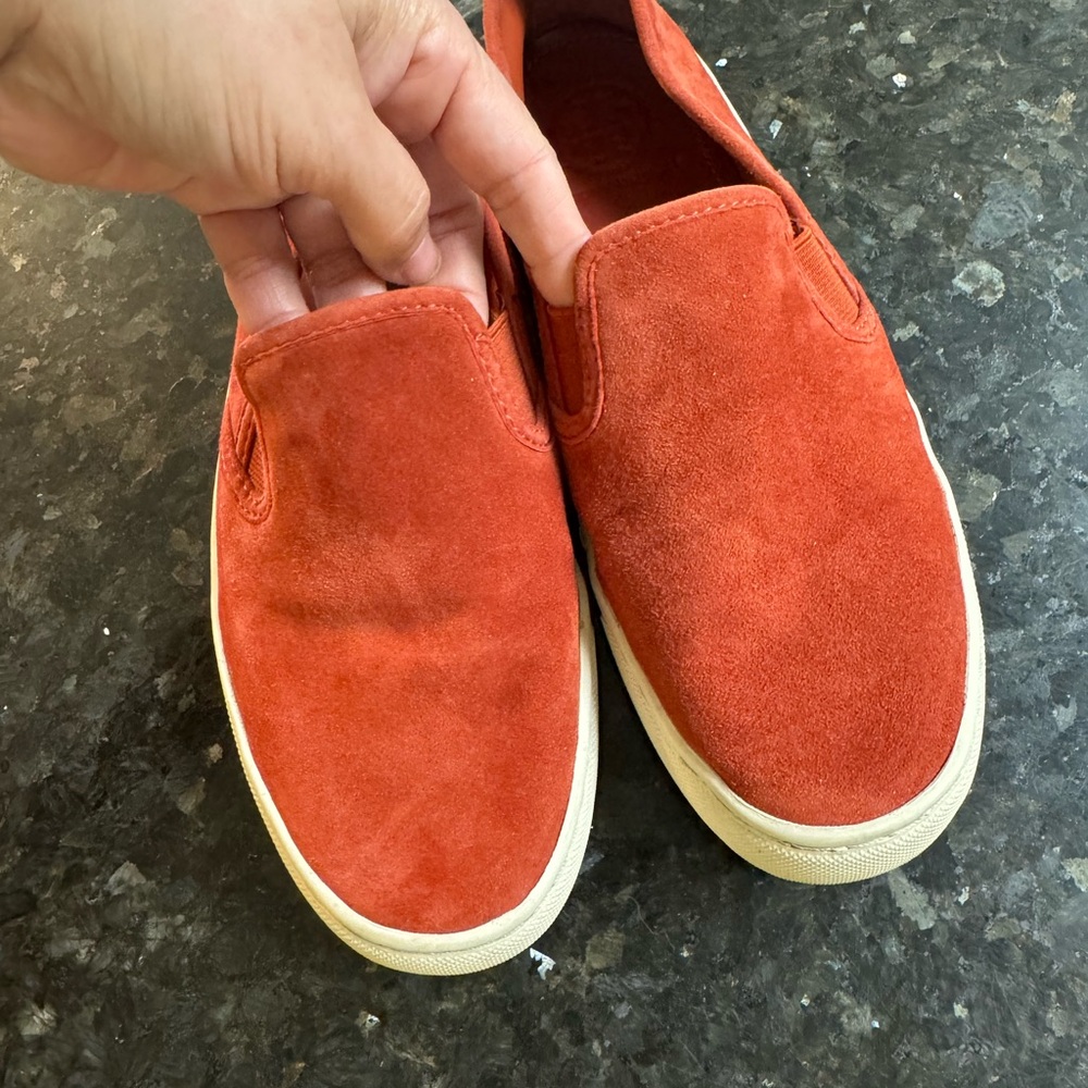 Tory Burch Burnt Orange Suede Footwear - Picture 6 of 9